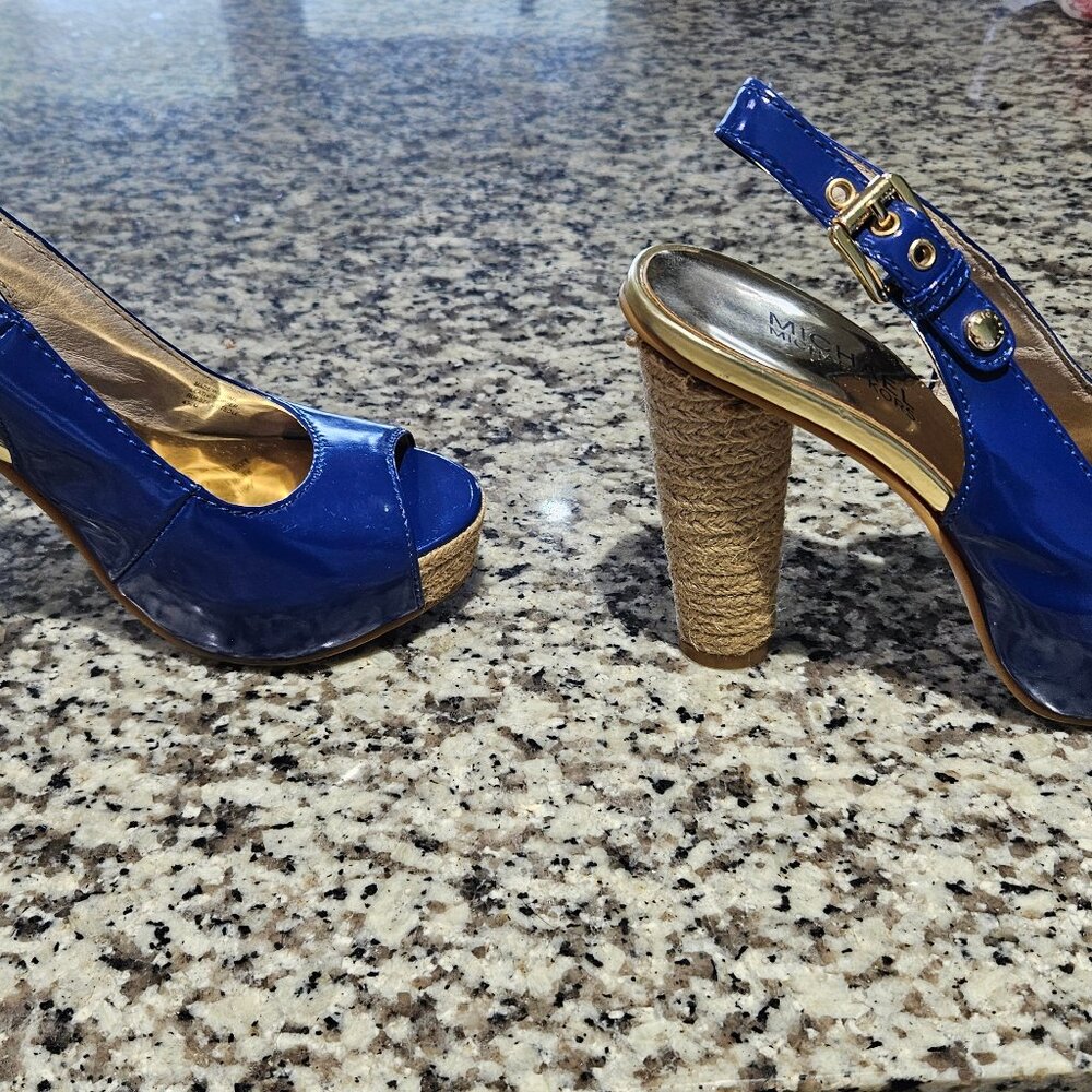 Michael Kors size 4 1/2 Royal Blue High Heels